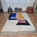 Handmade wool Berber rug 250 x 150 cm
