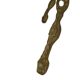 Table d'appoint en laiton de style Art Nouveau