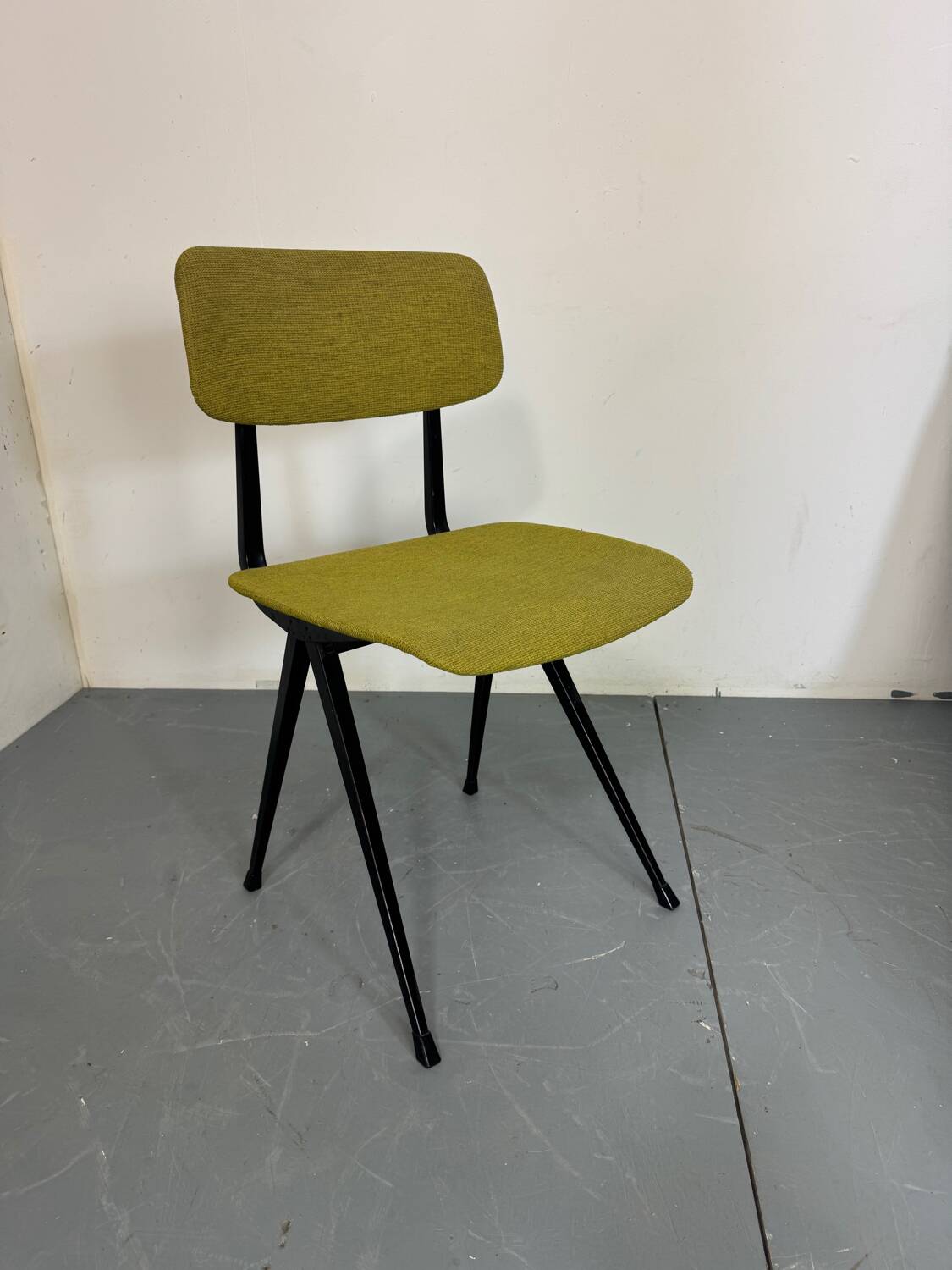 Vintage Mid Century Modernist Industrial Side Desk Chair, 1950