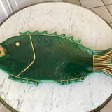 Fish dish in green and golden slurry 50s