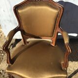 Paire de fauteuils Louis XV
