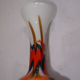 Crystal multi-coloured vase Carlo Moretti