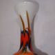 Crystal multi-coloured vase Carlo Moretti