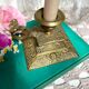 Brass candle holder