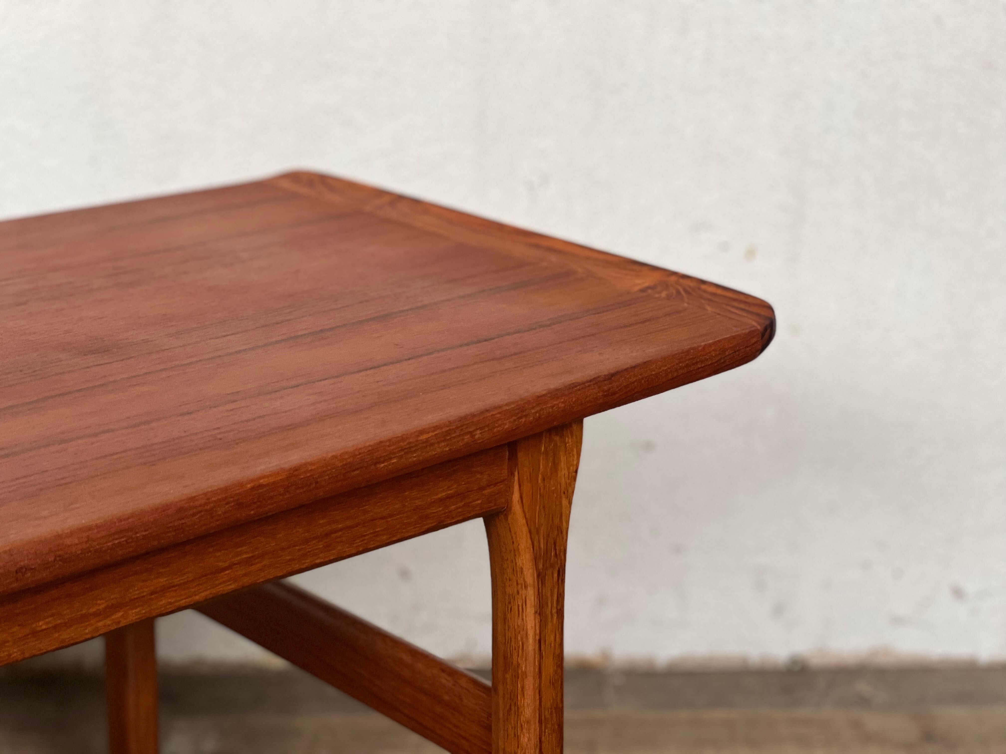 Scandinavian teak coffee table 1960 Denmark