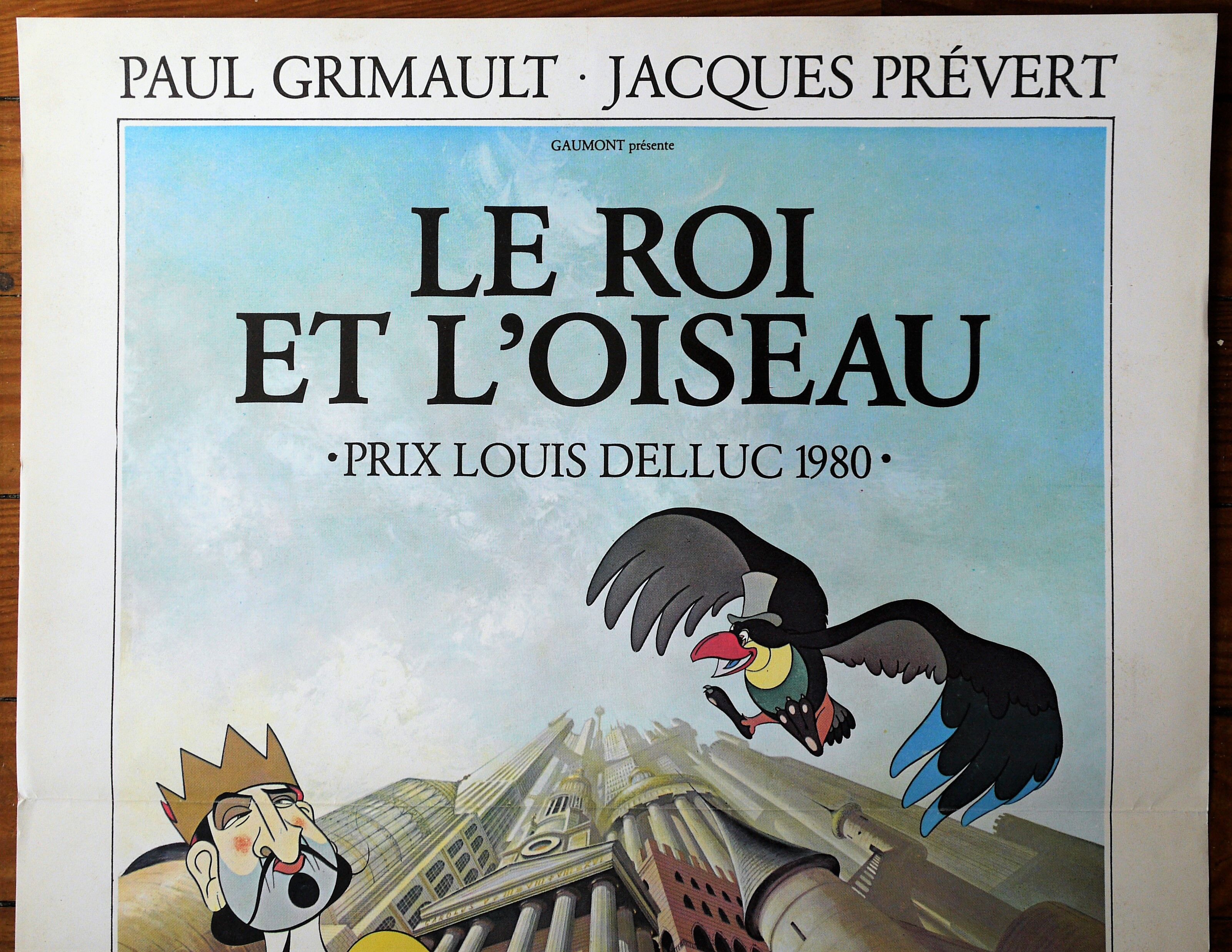 Original movie poster - The king and the bird -  Prévert, Ozdem