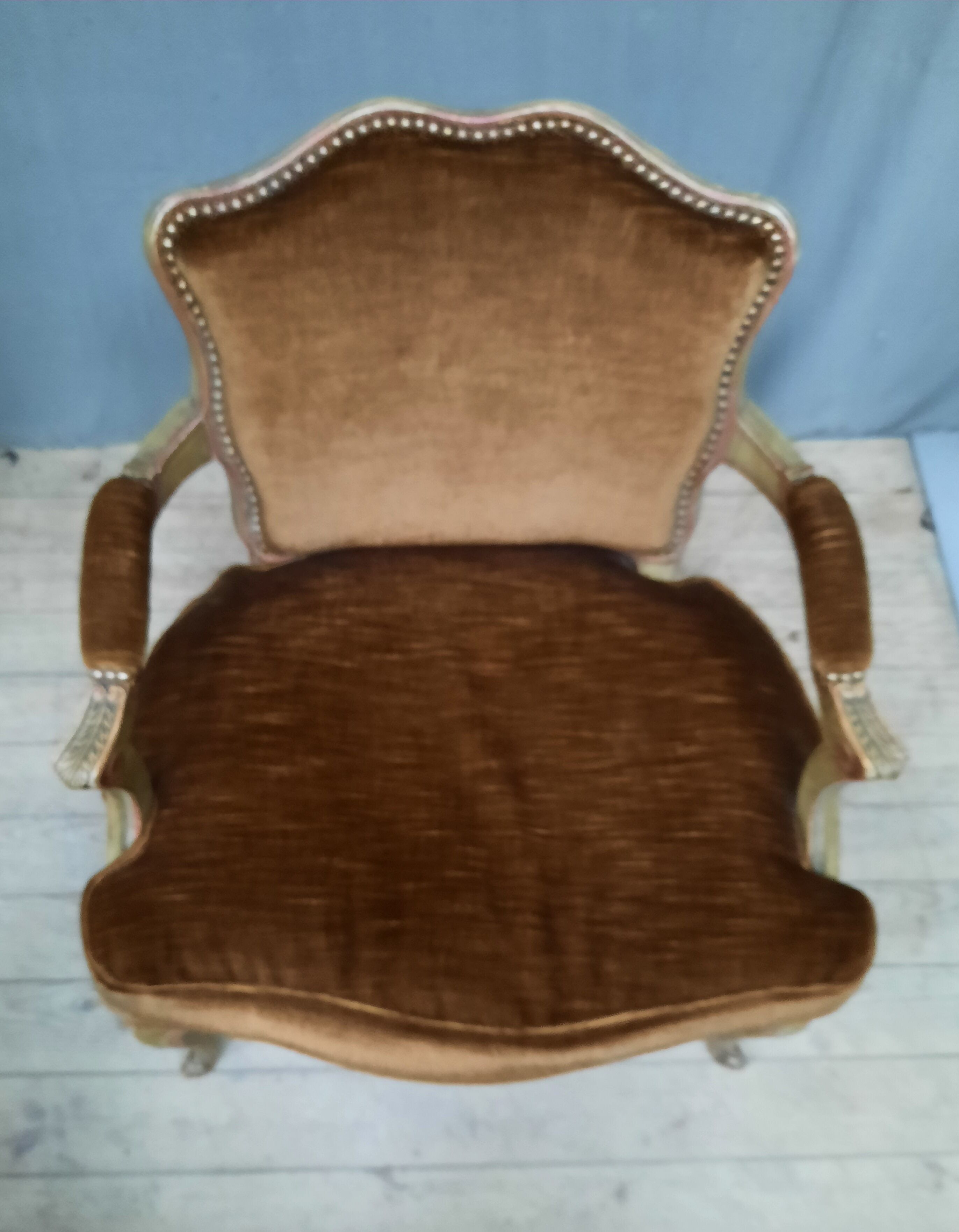 Fauteuil cabriolet style Louis XV