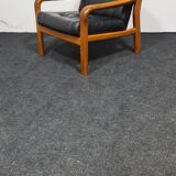 Fauteuil design danois en teck vintage par Komfort