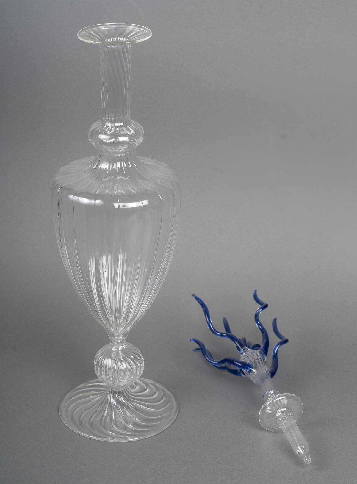 Important murano glass carafe by martinetti