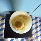 Onyx scroll vase h=25cm