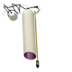 Suspension design white – metallic purple interior – Scandinavian style