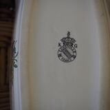 Comb holder with lid or bonbonnière - louis xv – reverbere collection – faience lunéville