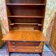 Commode bibliothèque bar scandinave en teck vintage années 60