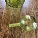 Biot carafe in blown glass