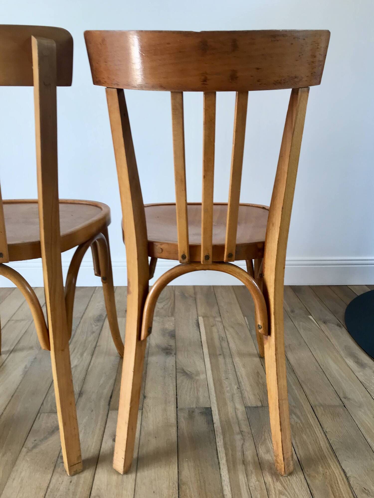 Set of 3 Luterma bistro chairs 50s