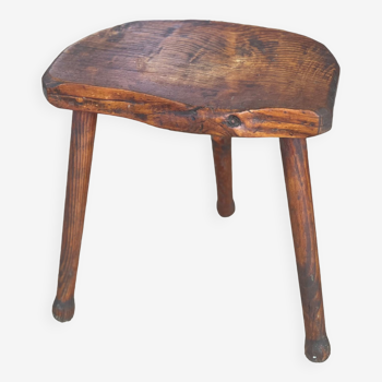 Tabouret de vacher en chêne