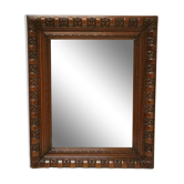 Miroir en bois sculpté 19eme