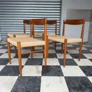 Set of 4 HW Klein chairs for Bramin