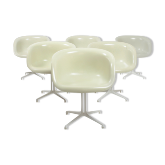 Set de 6 chairs "La Fonda" by Charles and Ray Eames