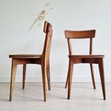 Pair of antique bistro chairs