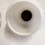Suspension in opaline and teak scandinavian style
