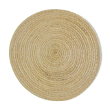 Table set or underside made of natural fiber