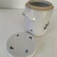 Stoneware storage jar with blue decoration – La Chapelle des Pots