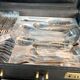 Cutlery set SBS Bestecke Solingen 70 pieces gold plated, vintage