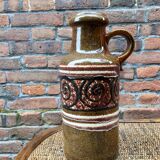 Earthenware vase west germany