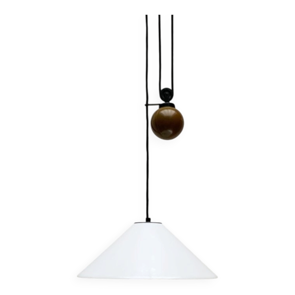 Suspension Agrégato Postmoderne Italienne par Enzo Mari & Giancarlo Fassina pour Artemide, années 1970