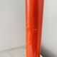 Vintage Space Age Orange Metal Table Lamp Adjustable Gooseneck, 1970s