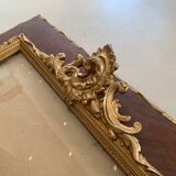 Large old wood and gilded frame