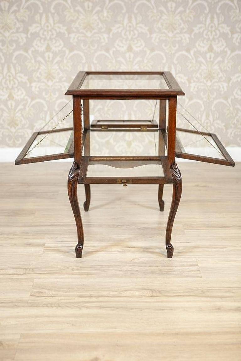 20th-Century Oak Tea Cabinet in Brown, 1950s