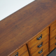 German apothecary cabinet in oak, mid-twentieth century