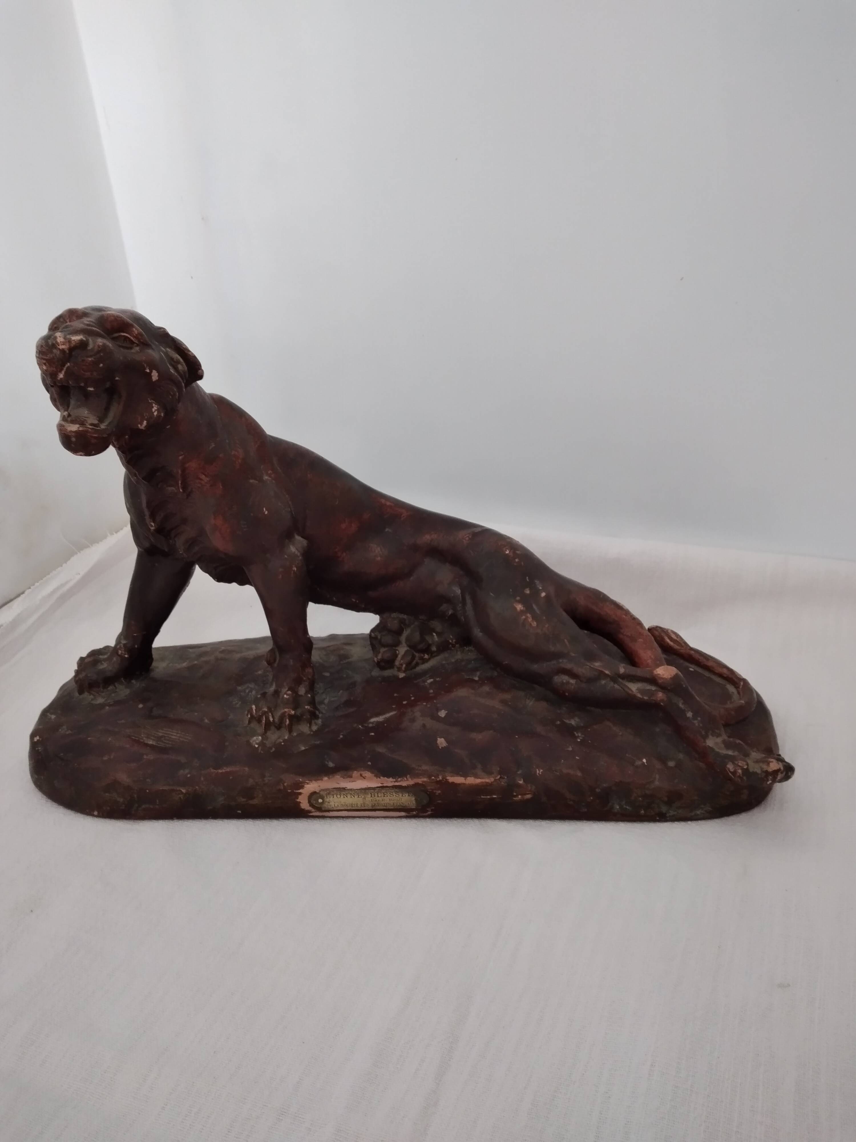 Animal sculpture by Emile Rouff