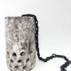 Textured and perforated ceramic pendant – Scandinavia, 1960s