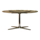 C. 1970 - White marble top dining table - Roche Bobois - France