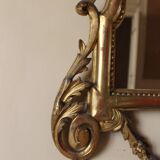 Magnificent gilded bronze mirror
