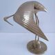 Two solid brass XL birds H. 48 cm