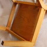 Paire de fauteuils scandinaves 1960 bois