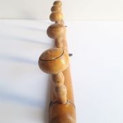 Porte manteau mural bois 5 patères