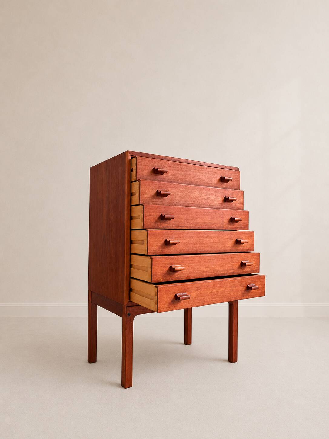 Teak commode by A. Ahlström Osakeyhtiö Warkaus