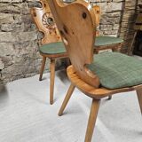 Lot of 4 bistro inn chairs from the 1970s
