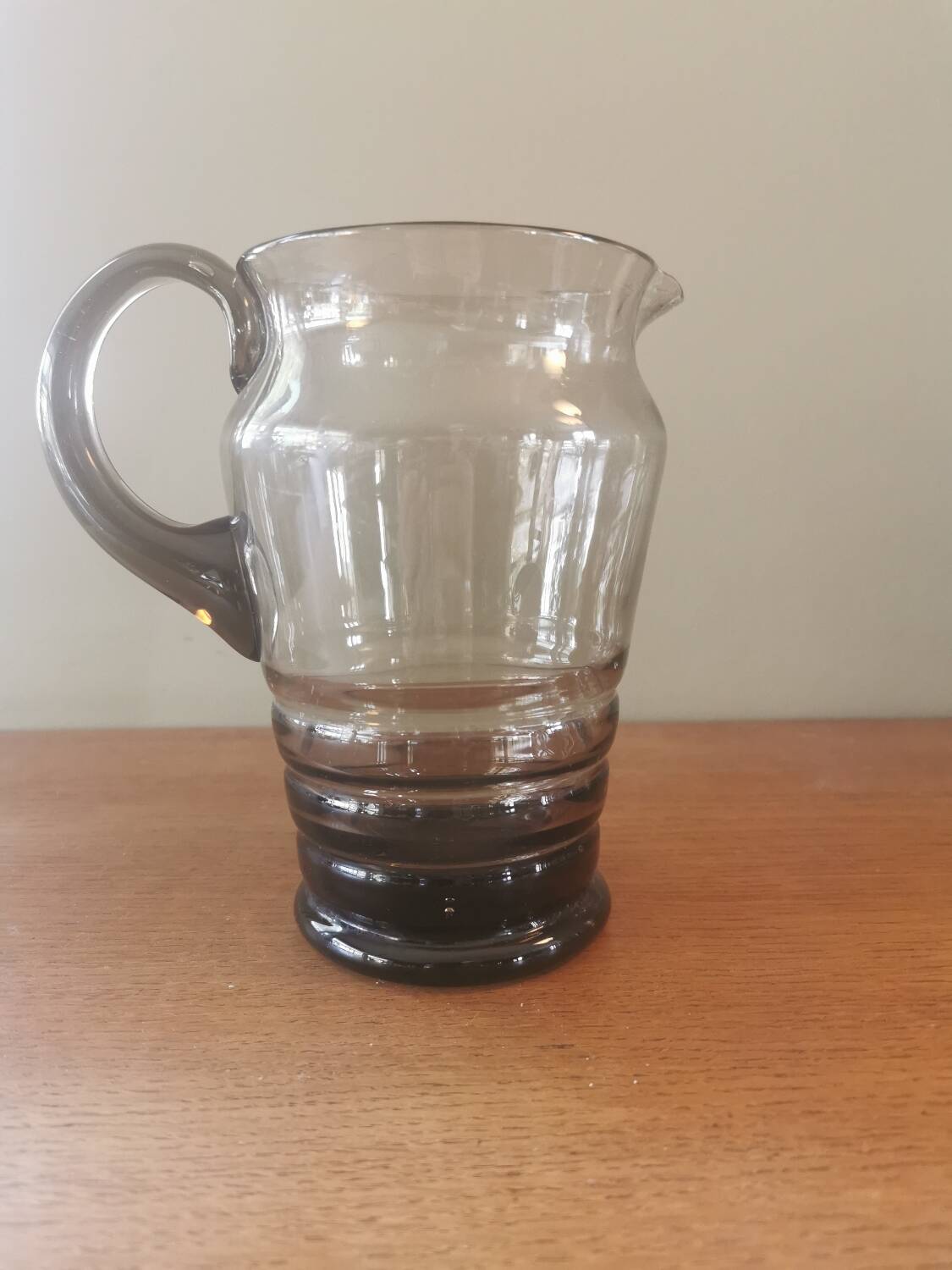 Vintage glass pitcher