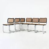 Set of 6 Dining Chairs Style B32 by Marcel Breuer
