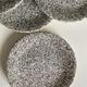 Set of 8 Italian speckled ceramic dessert plates