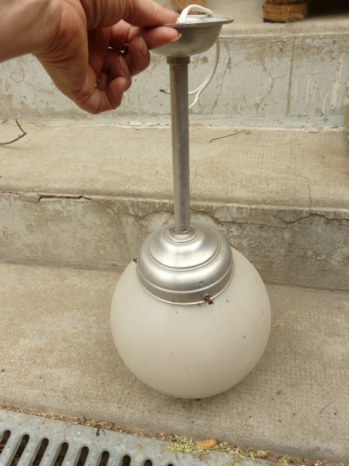 Hanging lamp chandelier years 50 vintage