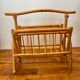 Vintage rattan magazine holder from the 60s and 70s