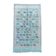 Tapis ethnique berbère bleu délavé