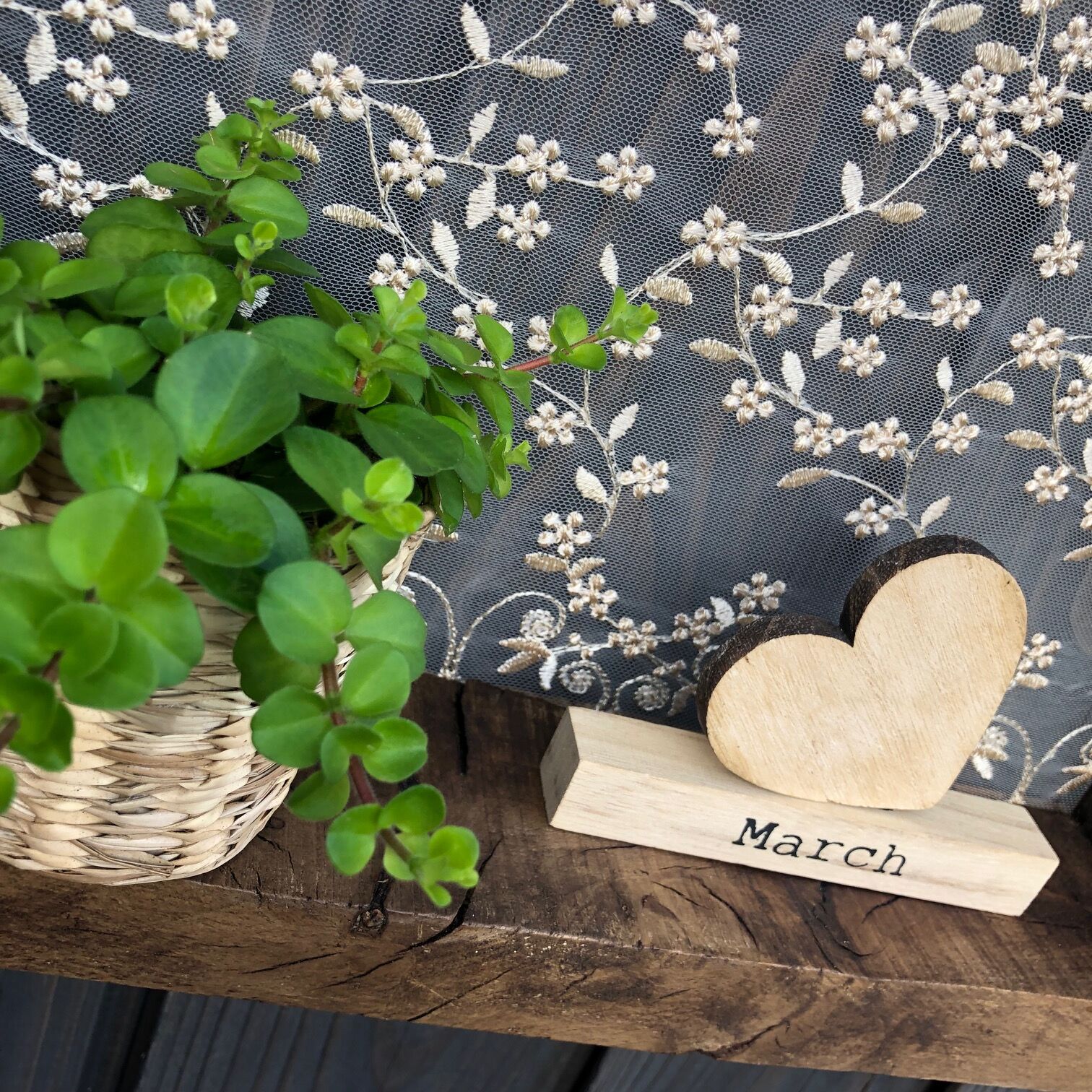 Ancient wooden sieve "lace"